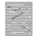 Monochromatic Dot Grid Pattern Rug