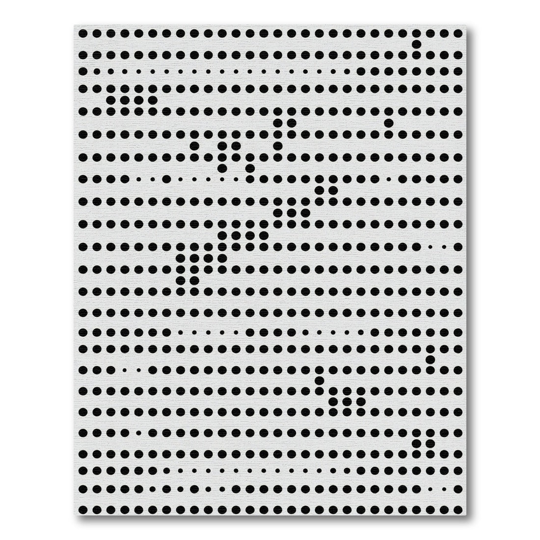 Monochromatic Dot Grid Pattern Rug
