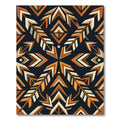 Amber Chevron Arrow Geometric Area Rug