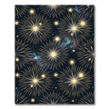 Golden Burst Starry Night Rug