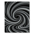 Monochromatic Swirl Abstract Flow Rug