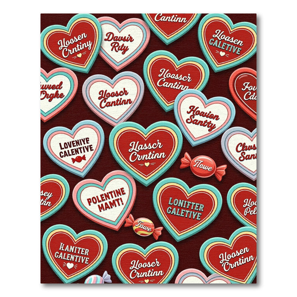 Sweet Heart Candy Collection Rug