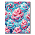 Whimsical Cotton Candy Swirls Rug
