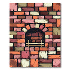 Earthy Brick Archway Terrace Rug