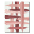 Crimson Rose Woven Brushstroke Rug
