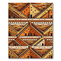 Terracotta Architecture Staircase Geometric Rug