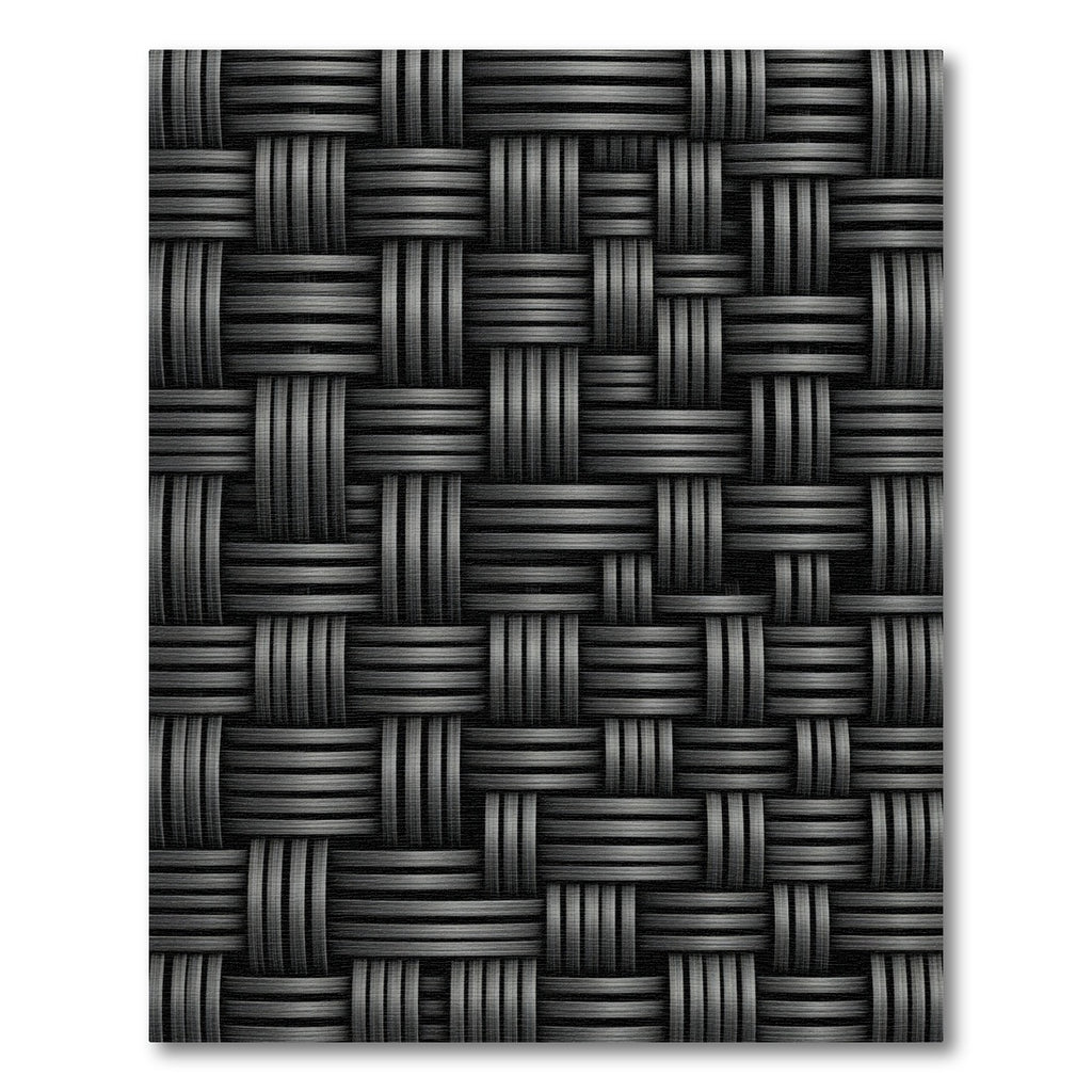 Dark Gray Woven Texture Rug