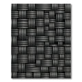 Dark Gray Woven Texture Rug