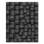 Dark Gray Woven Texture Rug