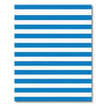 Classic Blue White Stripe Rug