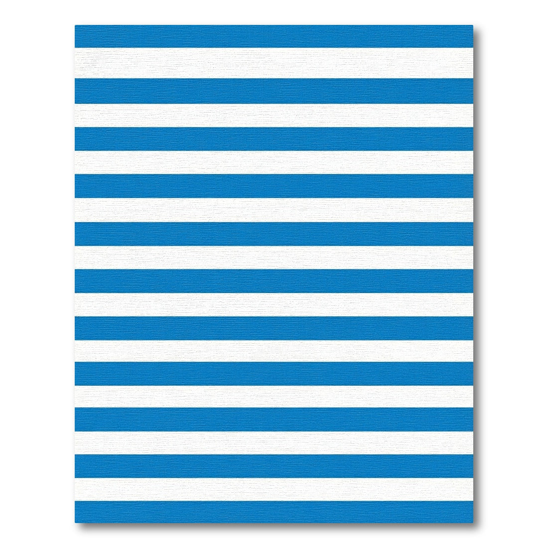Classic Blue White Stripe Rug