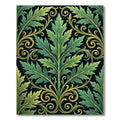 Lush Emerald Acanthus Scroll Art Rug
