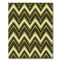 Olive Green Chevron Triangles Rug