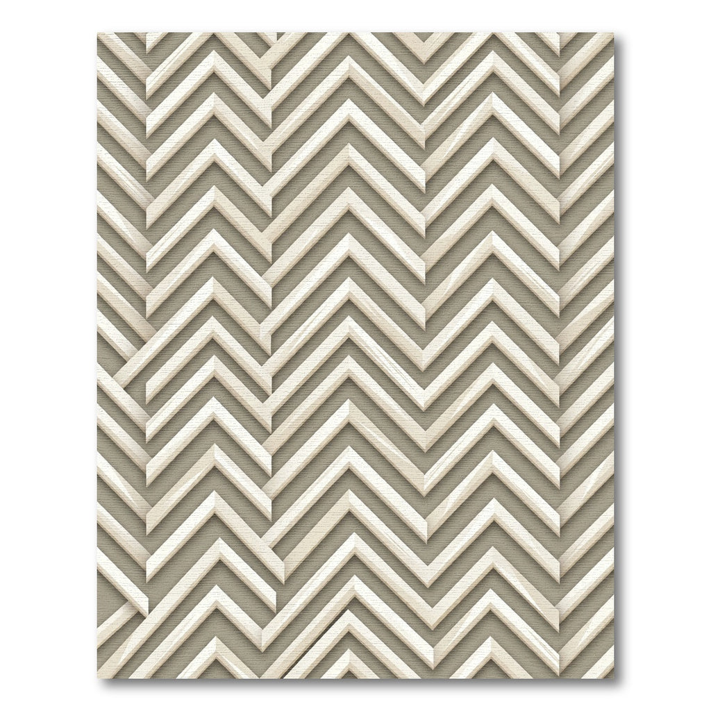 Modern Beige Herringbone Chevron Texture Rug
