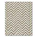 Modern Beige Herringbone Chevron Texture Rug