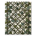 Lush Green Ivy Trellis Lattice Rug
