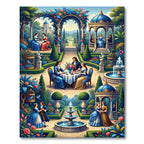 Grand Floral Court Garden Romance Rug