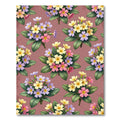 Pastel Floral Bouquet Arrangement Rug