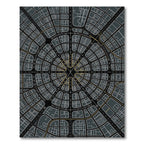 Abstract Urban Network Radial Rug