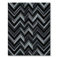 Monochromatic Chevron Geometric Rug