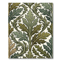 Art Nouveau Foliate Green Acanthus Rug