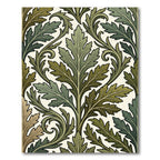 Art Nouveau Foliate Green Acanthus Rug