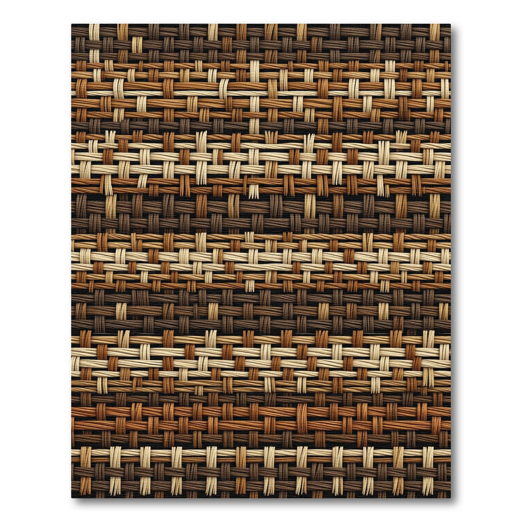 Earthy Tones Woven Stripe Rug
