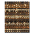 Earthy Tones Woven Stripe Rug