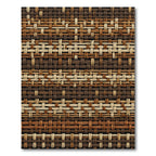 Earthy Tones Woven Stripe Rug