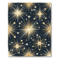 Golden Starburst Bursting Cosmic Radiance Rug