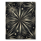 Retro Atomic Starburst Space Rug