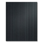 Modern Gray Vertical Stripe Rug