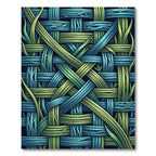 Woven Grass And Sky Texture Rug