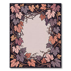 Autumn Leaf Vine Surround Rug