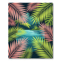 Lush Tropical Palm Leaf Jungle Scene Rug