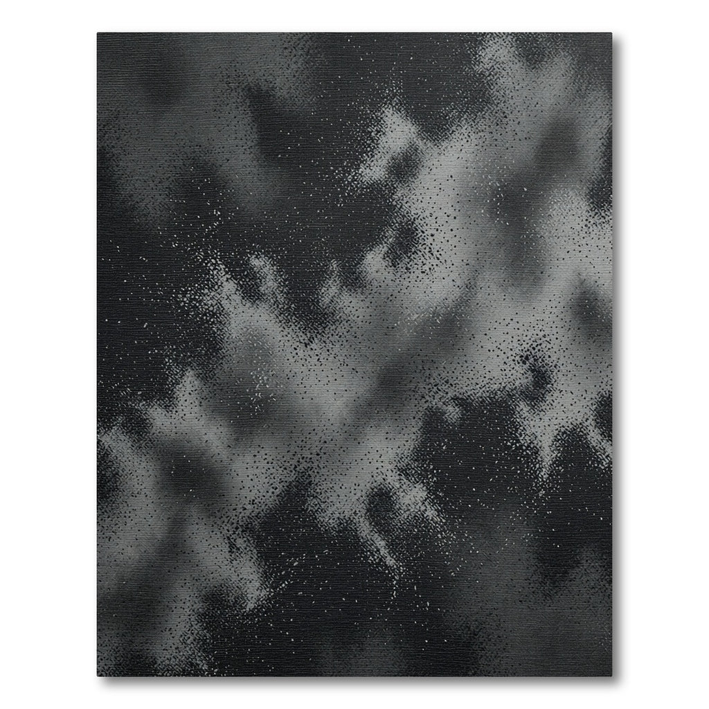 Monochromatic Speckled Cloud Formation Rug