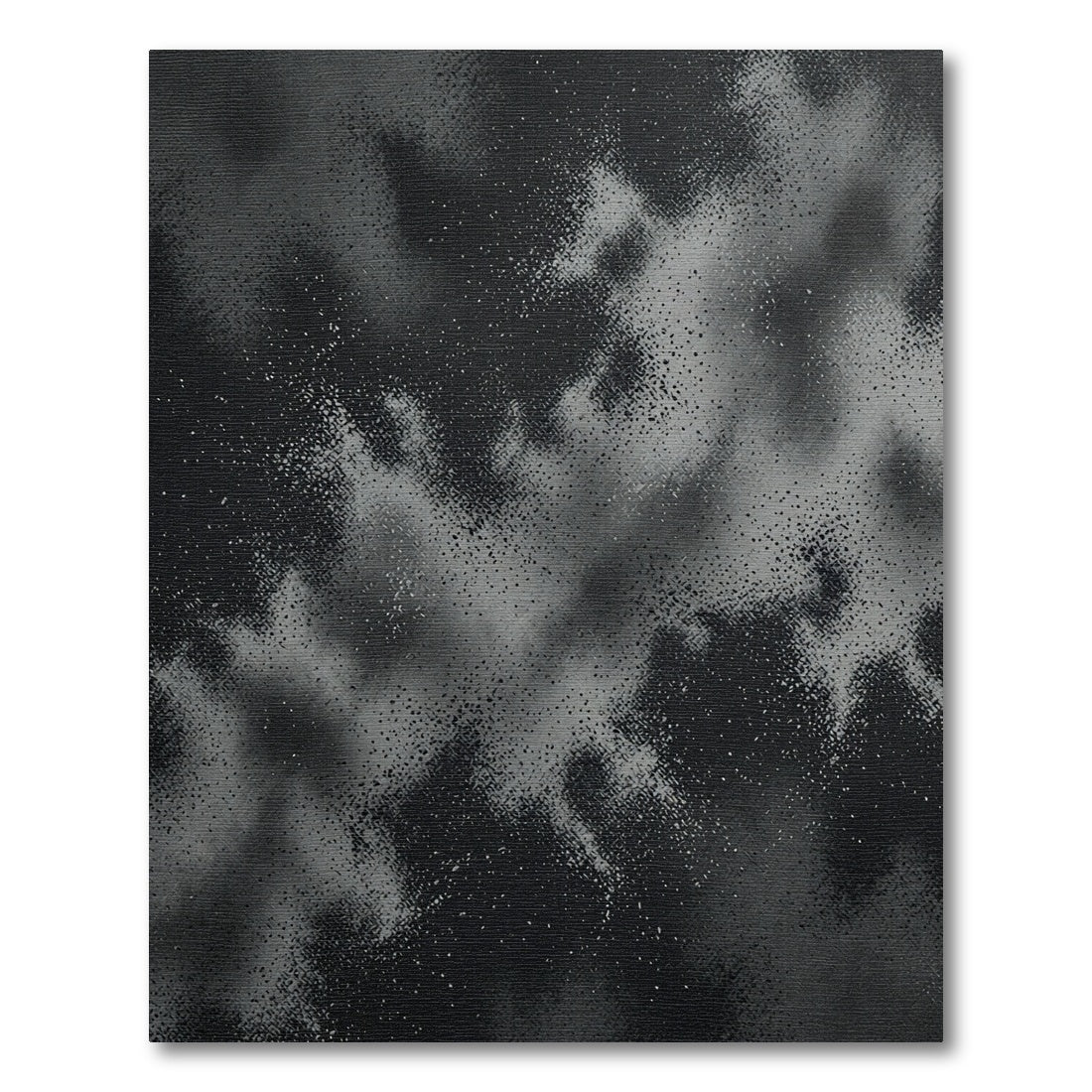 Monochromatic Speckled Cloud Formation Rug