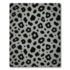 Black White Animal Print Spots Rug