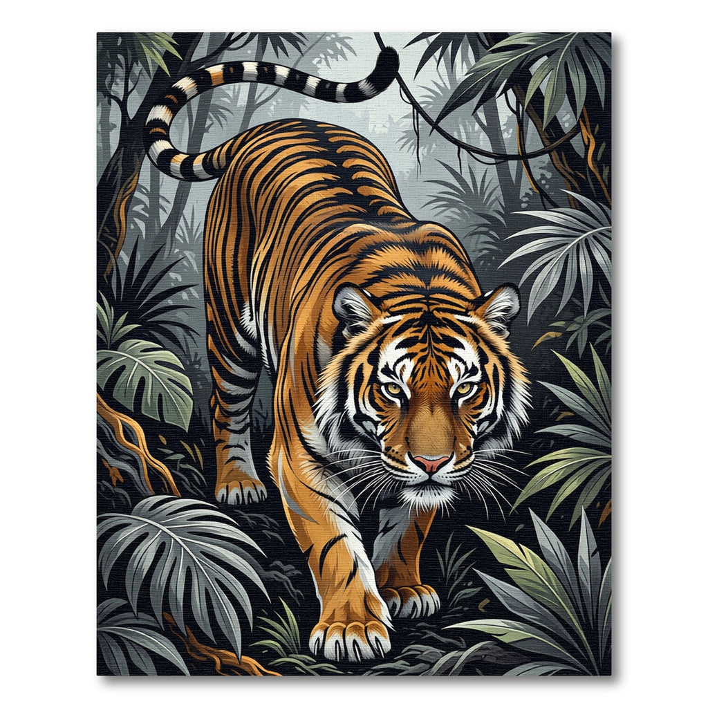 Majestic Tiger Jungle Bold Stripes Rug