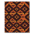 Geometric Diamond Tribal Sunset Rug