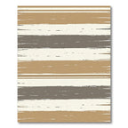 Brushstroke Abstract Horizontal Bands Rug