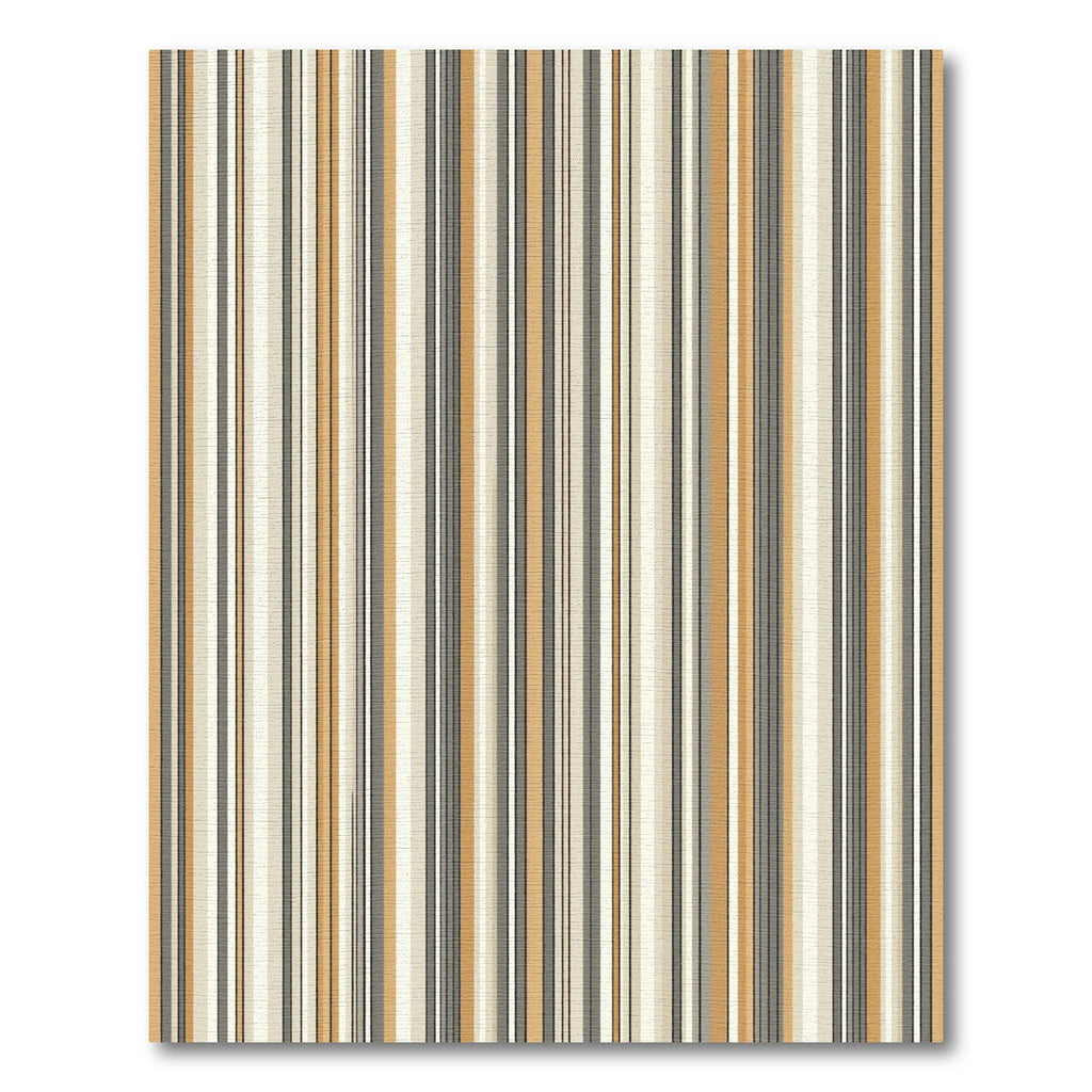 Modern Neutral Earthy Tone Vertical Stripe Rug