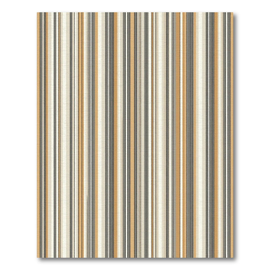 Modern Neutral Earthy Tone Vertical Stripe Rug