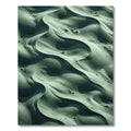 Sage Green Flowing Desert Dune Rug