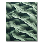 Sage Green Flowing Desert Dune Rug