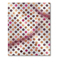 Crimson Gold Polka Dot Stream Rug