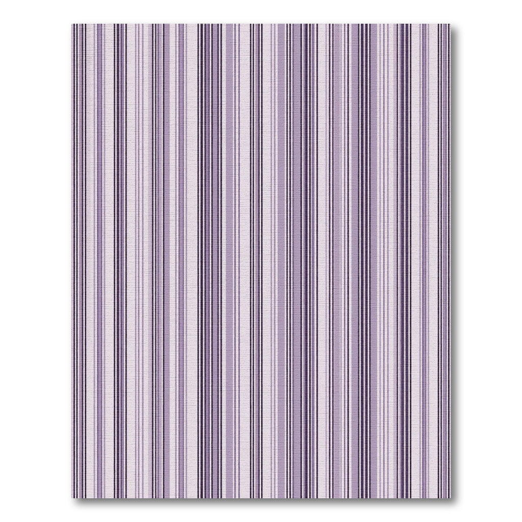 Soft Purple Diverse Stripe Rug