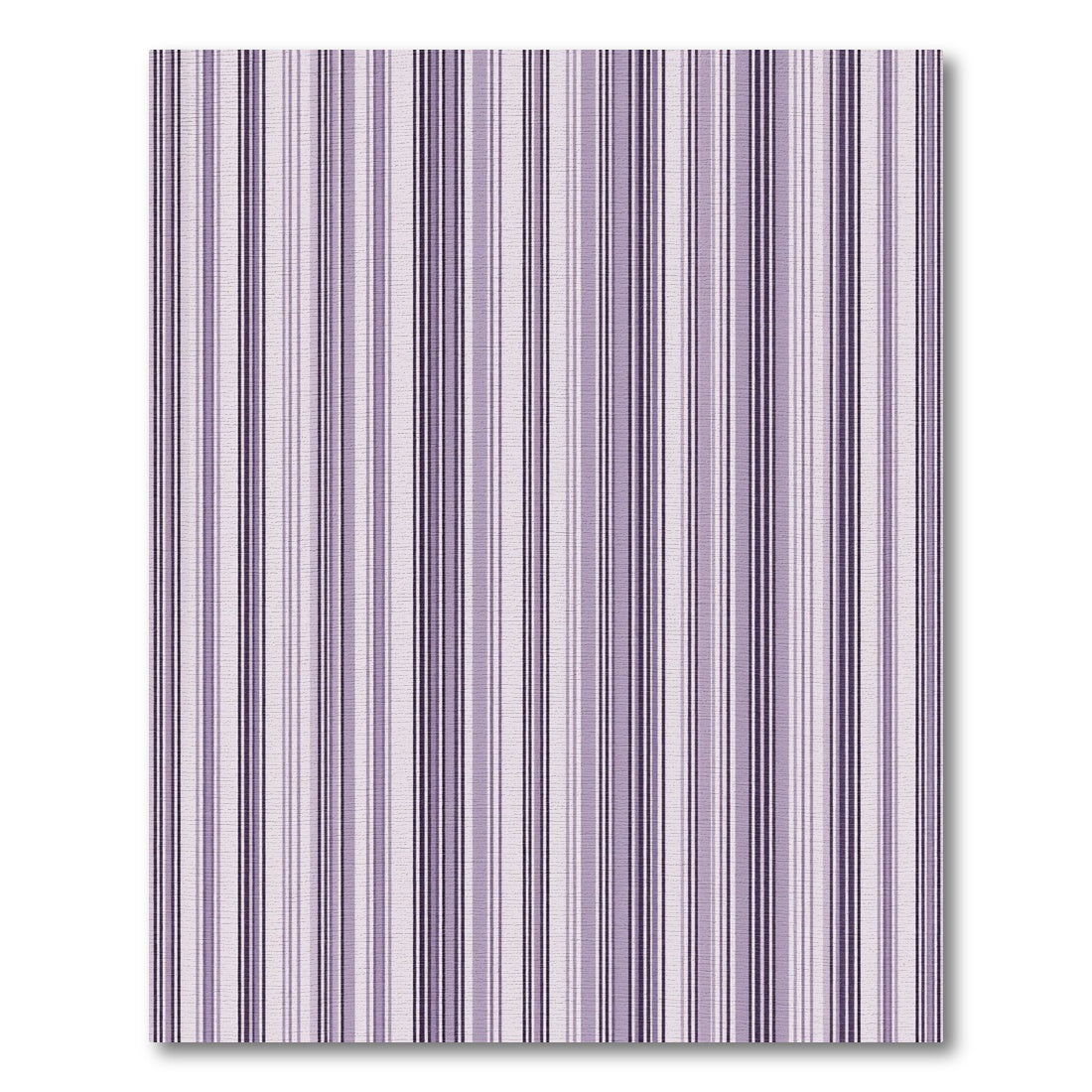 Soft Purple Diverse Stripe Rug