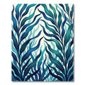 Lush Emerald Tropical Kelp Wave Rug
