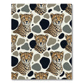 Bold Cheetah Spots Animal Portrait Rug